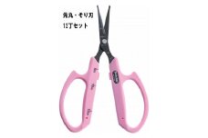 N-49 ぶどうお手入れ鋏先丸そり刃12丁セット