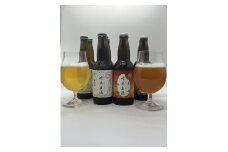 M-146 吟薫る山田錦入りビール「吟米麦酒」白・赤各3本セット（合計6本）