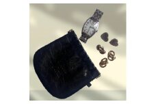 made in HYOGO～Cherry Candy pouch（black cherry）