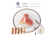 AB-370 新食感!?シュークリーム シュッシュ プレーン6本セット シューアイス お試し 抹茶ミルクいちごチョコキャラメルナッツコーティング お中元 スイーツギフト お取り寄せ 冷たい 夏 インスタ映え お菓子 贈り物 個包装 送料無料 お見舞い すぐ 届く