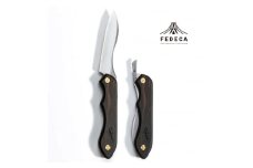【FEDECA】折畳式料理ナイフ プレーン黒檀 000955