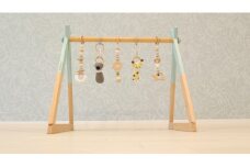 HOPPL（ホップル） amimals ベビージムセット シーグリーン／ラトル