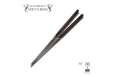 漆黒の盛付用箸 オルトロスブラック 165