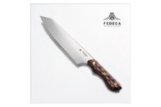 【FEDECA】三徳包丁 大 名栗ブラウン 000981