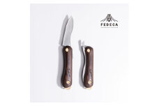 【FEDECA】折畳式料理ナイフSolo プレーンブラウン 001108