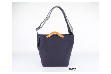 松右衛門帆　コンビショルダー navy　帆布　普段使い　丈夫　シンプル　