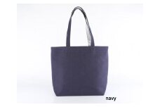 松右衛門帆　シンプルトート navy　帆布　普段使い　丈夫　シンプル　