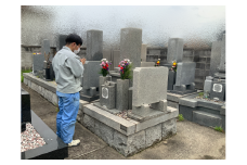 お墓参り代行サービス（1回プラン）　墓石掃除　墓石洗い　お墓掃除代行　管理依頼　石専門