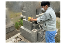 お墓参り代行サービス（3回プラン）　墓石掃除　墓石洗い　お墓掃除代行　管理依頼　石専門　