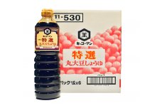 【特選丸大豆しょうゆ】1Ｌ6本セット　キッコーマン高砂工場づくり　　こいくちしょうゆ　大豆の旨み　丸大豆100％　旨み　コク　風味　高砂市　ふるさと納税
