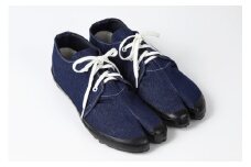 地下足袋　倭紋－わもん－地下足袋　デッキ足袋　INDIGO    28cm　地下足袋シューズ　足袋シューズ　わもん地下足袋　倭紋地下足袋　わもん地下足袋種類　地下足袋日本製　地下足袋職人技　五つ星ひょうご選定商品