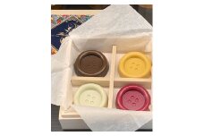 紅茶専門店　The Jardin     Bouton chocolat 　ボタンチョコレート  ４個入り　　フレーバー　シンフォニー　高砂市