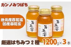 No.167 厳選はちみつ2種セット（3本）