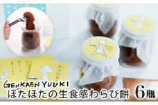 No.029 幻菓苑 遊季 ほたほたの生食感わらび餅（6瓶）