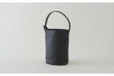 No.293-02 purr（パー） three | SMALL onehandle bag(black) ／ バケツ型バッグ 革製品 ソフトシュリンク 牛革 兵庫県