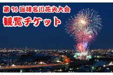 No.309 第76回猪名川花火大会観覧チケット（100席限定） ／ 有料観覧席 指定席 風物詩 スターマイン 大阪府