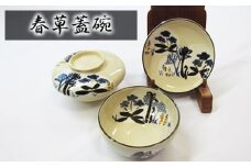 No.399 春草蓋碗 ／ 器 食器 武本源七 やきもの工芸枩屋 兵庫県