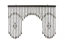 伝統の珠のれん、A-60ブラウン85x60cm