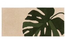 M+home　モンステラ　インテリアマット（約55×120cm）