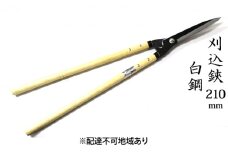 刈込鋏 210mm 菊蔵 長柄 白鋼 裏スキ