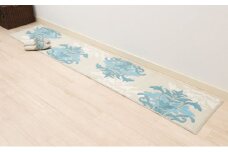 DECORMUSEE サミーラ キッチンマット 45×240cm ブルーグレー