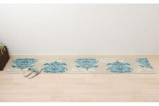 DECORMUSEE サミーラ キッチンマット 45×270cm ブルーグレー