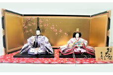 雛人形 京九番親王「恋花吹雪」オリジナル金襴敷No.9-301-2