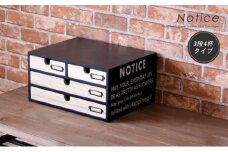 小物チェスト NOTICE(ノーティス) 3段4杯 インテリア 家具 収納