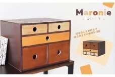 小物チェスト マロニエ(Maronie) 3段5杯 インテリア 家具 収納 棚