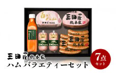 【ふるさと納税】 三田屋総本家 ハム バラエティーセット ( ロースハムブロック 白ハムブロック  チューリンガーウインナー サルティーチャーソーセージ ドレッシング ) ギフト 肉 お祝い ふるさと納税 ふるさと 人気 おすすめ 送料無料 SS-100 [3d28bae570005]
