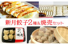 【ふるさと納税】 新月 餃子・焼売 セット ぎょうざ ギョウザ しゅうまい シュウマイ 冷凍 ギフト お祝い 贈答品 中元 歳暮 数量限定 期間限定 人気 ふるさと納税 ふるさと 人気 おすすめ 送料無料 兵庫県 三田市 [3d28bae150000]