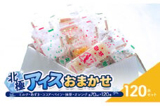 【ふるさと納税】 北極アイス おまかせ120本セット ( ミルク・あずき・ココア・パイン・抹茶・オレンジ 各70ｍｌX120本 ) 数量限定 訳あり ふるさと納税 ふるさと 人気 おすすめ 送料無料 兵庫県 三田市 [3d28bae540021]