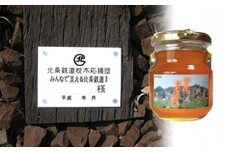 枕木応援団と加西産　百花はちみつ