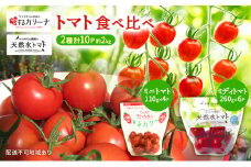 トマト 食べ比べ 2種 天然水トマト カリーナ 計10パック ミニトマト 兵庫県産 野菜 高品質 1箱 甘い あまい 夏野菜 糖度 お取り寄せ