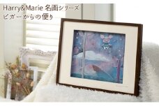Harry＆Marie 名画 シリーズ④「ピガーからの便り」ハリーマリー ジクレー 絵画 インテリア アート