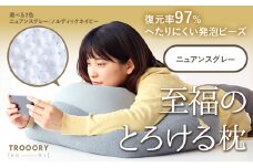 至福のとろけるまくら TROORY ニュアンスグレー 新生活 一人暮らし 買い替え おしゃれ クッション 枕 寝具ギフト プレゼント お祝い 市場家具 いちば イチバ ICHIBA koti