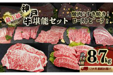 神戸牛 12か月 定期便 連続お届け ブランド牛 ステーキ しゃぶしゃぶ  焼肉 セット 小分け 牛肉 高額 高額寄附 ローストビーフ 神戸ビーフ