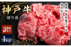 神戸牛 訳あり 切り落とし 500g×2 A4ランク以上！ 神戸ビーフ 小分け 焼肉 A5 ランク 切り落とし 訳アリ 不揃い 焼き肉 規格外 牛肉 肉 お肉 冷凍 カルビ 太田家