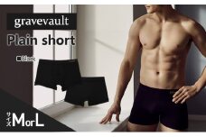 gravevault Plain short （グレイブボールト プレーン ショート） Black 下着 パンツ ボクサーパンツ 男性 メンズ　Mサイズ
