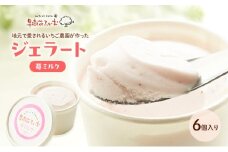 ジェラート いちごミルク 6個 アイス アイスクリーム スイーツ お菓子 菓子 おやつ いちごみるく いちご 苺 ミルク 兵庫県 加西市 