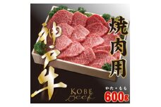 神戸ビーフ　焼き肉用(かた・もも)600g　YBY2【1340603】