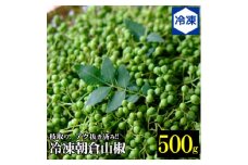兵庫県養父市産 冷凍朝倉山椒 500g(6月下旬以降発送予定)【1399259】
