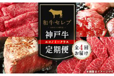 ＜毎月定期便＞和牛セレブの神戸牛定期便「エコノミークラス」全4回【4005279】