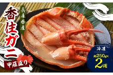 香住ガニ 甲羅盛り 約250g×2個【1531254】