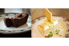 プレミアムニューヨークチーズケーキと濃厚ガトーショコラ