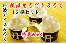 牧場まるごとみるく  丹波みるくアイス　12個セット