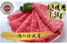 神戸ビーフ　すき焼き用　1.5kg
