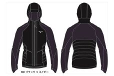 中綿ブレスサーモウォーマーシャツ：配送情報備考　09Ｃ　ブラック×ネイビー