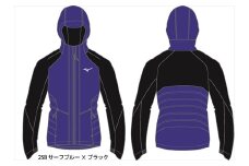 中綿ブレスサーモウォーマーシャツ：配送情報備考　25Ｂ　サーフブルー×ブラック