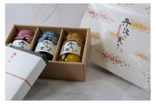 丹波の実りセット（黒豆煮、栗甘露煮、栗渋皮煮の豪華丹波詰め合わせ３本セット）